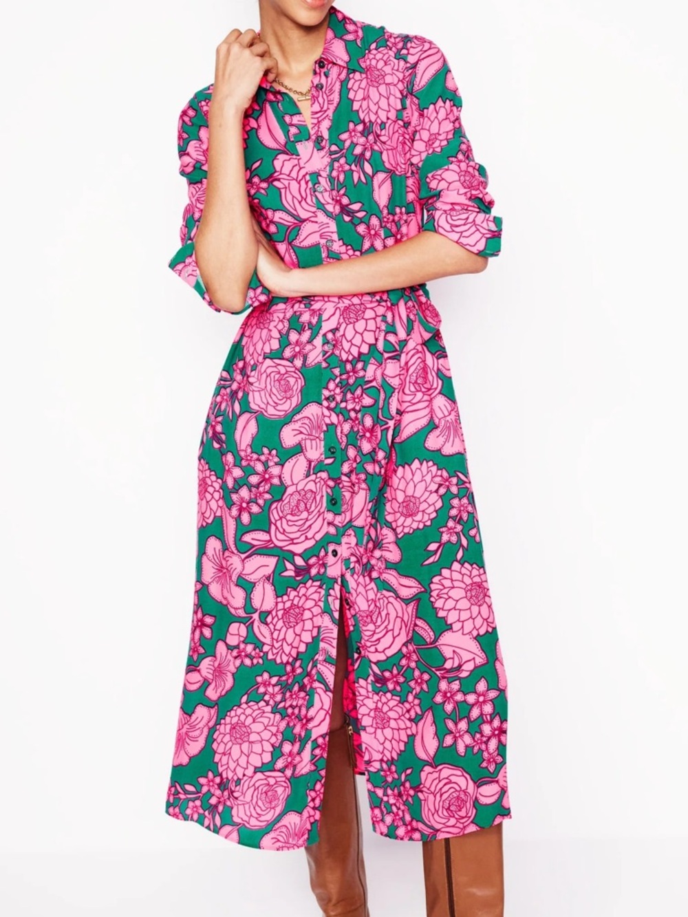 NEW BODEN
Kate Midi Shirt Dress - Picture 4 of 9